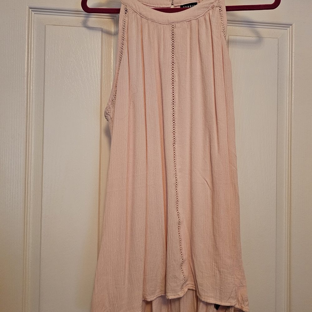 Torrid Light Pink A-Line Tunic